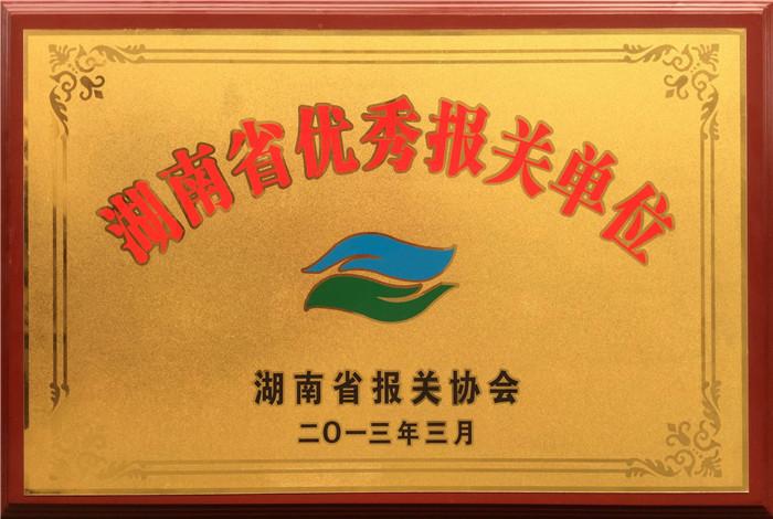 Advanced Customs Declaration Enterprise in Hunan